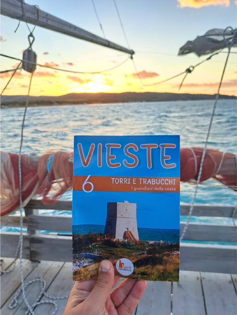 torri e trabucchi- guida chiusa al tramonto, al trabucco di Scialmarino di Vieste