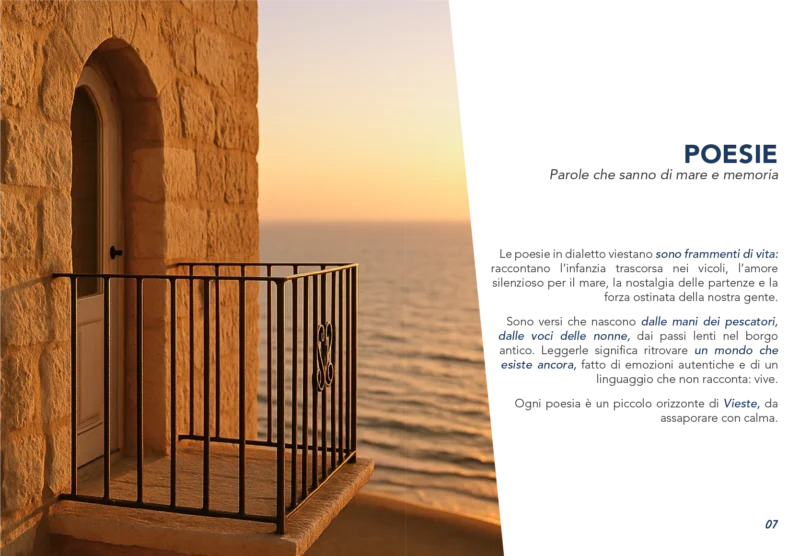 file anteprima pag._Tavola disegno 1 copia 11 Guida n.4 La voce del paese di Vieste, guida aperta al capitolo Poesie.